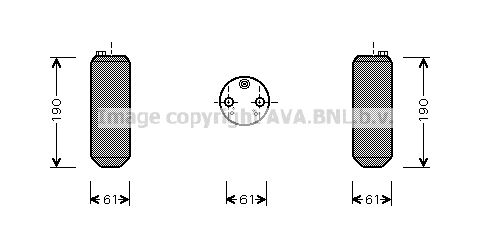 AVA QUALITY COOLING Kuivain, ilmastointilaite VOD108